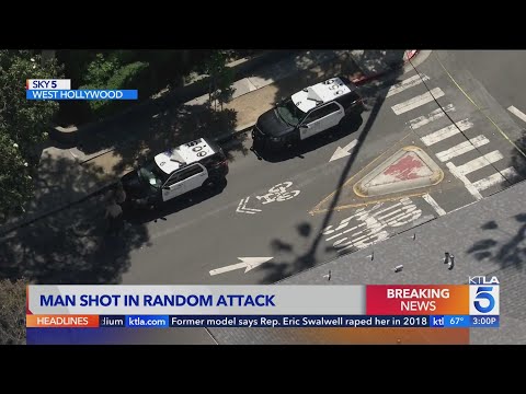 Man shot in random West Hollywood attack