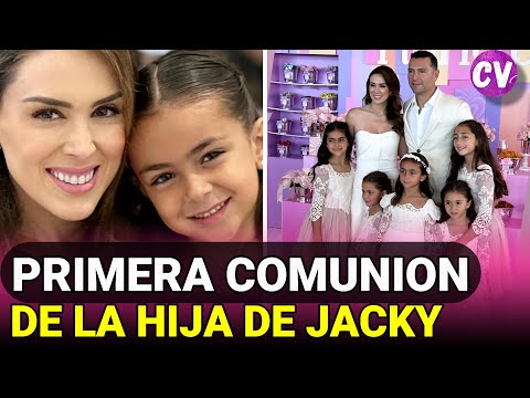 La PRIMERA COMUNION de LA HIJA de Jacky Bracamontes de cuento de hadas