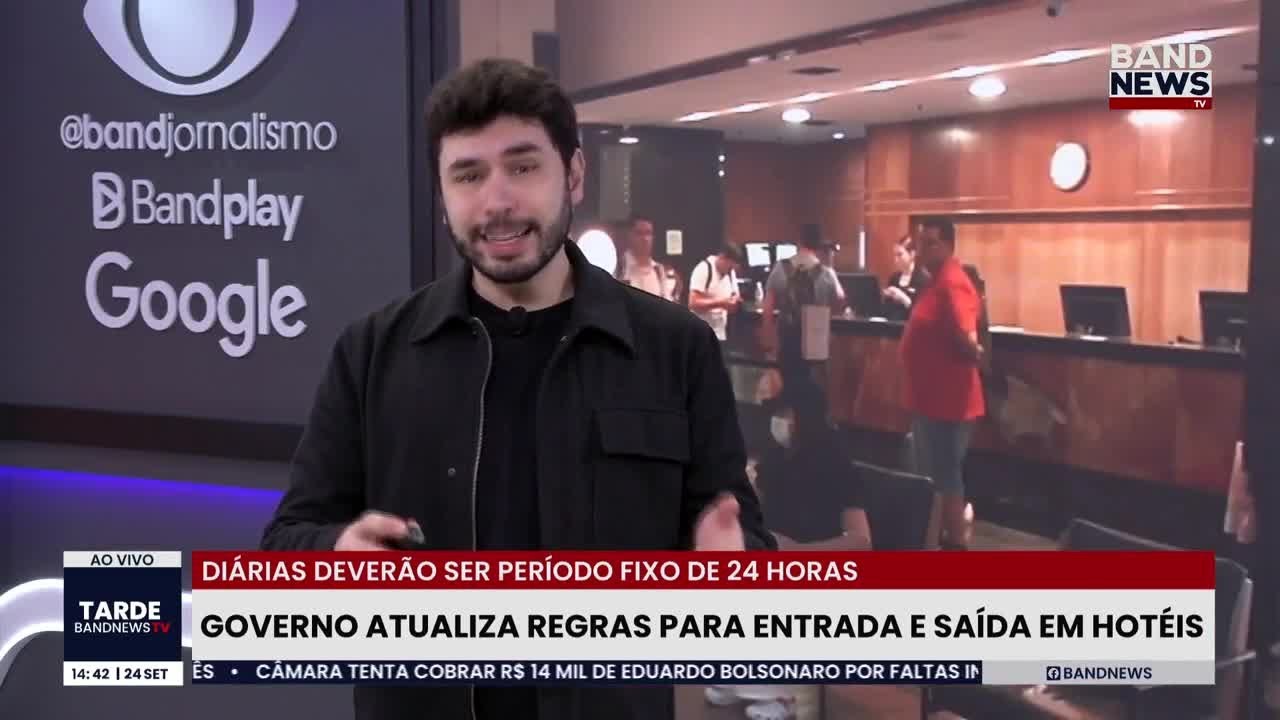 Diárias de hotel deverão ter 24 horas a partir de dezembro