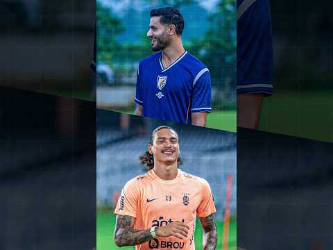 Both camps locked in ahead <strong>of</strong> <strong>kick</strong>-off. 👊🏻🔒 | India vs Uruguay | Training Session