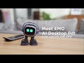 EMO Launch video The Coolest AI Desktop Pet with Personality and Ideas.