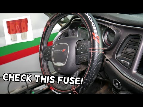 DODGE CHARGER STEERING WHEEL COLUMN LOCK FUSE LOCATION REPLACEMENT
