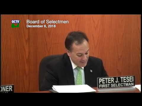 Board of Selectmen, December 6, 2018