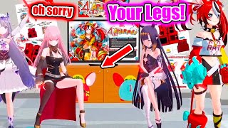 Ina Tells Calli About Her Legs Right After She Sits Down