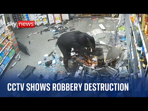 Four men carry out series of ram-raid robberies at shops and petrol stations across south of England