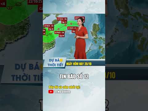 Tin Bão số 12 mới nhất #thoitiet #dubaothoitiet #thoitiethomnay