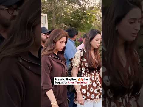 Pre Wedding Prep has begun for Arjun Tendulkar!