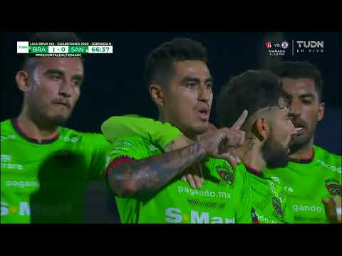 Gol de  D. Lezcano | Juárez 1 - 0 Santos | Liga MX - Guardianes 2020 - Jornada 8 | LIGA BBVA MX