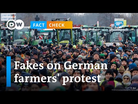Fact check: Fakes about Germany farmers' protests | DW News
