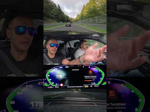 Crazy Speed and Huge Jump in Massive Alpina B7! // Nürburgring