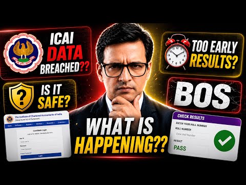 🚨 ICAI Hacked? BOS Portal Hacked? Will It Affect Results? Explained