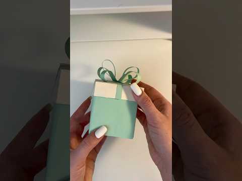 Gift box made of paper #diy #papercraft