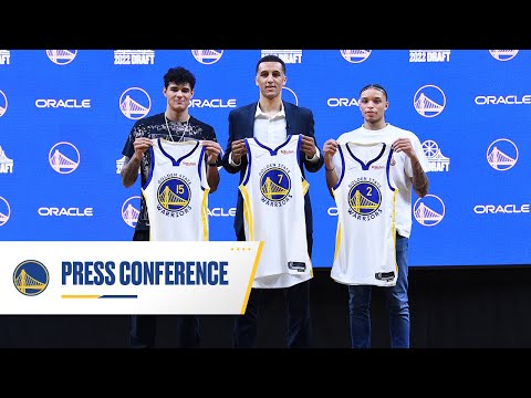 Golden State Warriors Introduce 2022 NBA Draft Picks! video clip