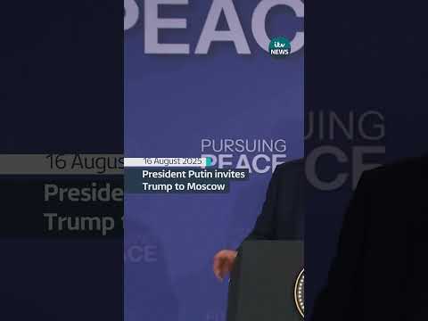 Putin has invited Trump to meet him in Moscow #itvnews #russia #usa