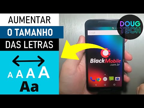 Como ajustar o TAMANHO das LETRAS em Motorola Antigo