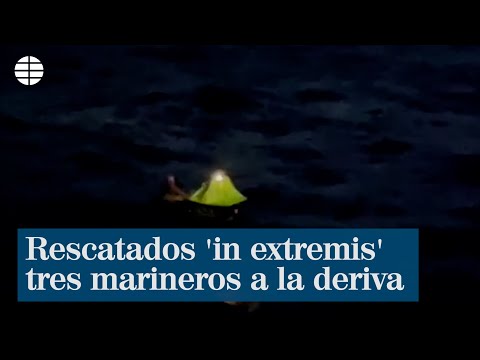 Rescatados in extremis tres marineros a la deriva por la Armada de Colombia