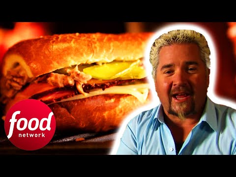 Guy Fieri Makes A Mojo-Marinated Roasted Pork Cuban Sandwich That Absolutely SLAPS! | Guy's Big Bite