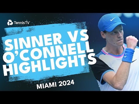 Jannik Sinner vs Christopher O'Connell Highlights | Miami 2024