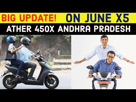 100% Big News! Andhra Pradesh 1st Premium Electric Scooter | Ather 450X