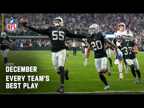 Every Team's Best Play from December | NFL 2022 Highlights video clip