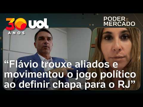 Flávio Bolsonaro nacionaliza eleição do Rio ao definir chapa para o estado | Letícia Casado