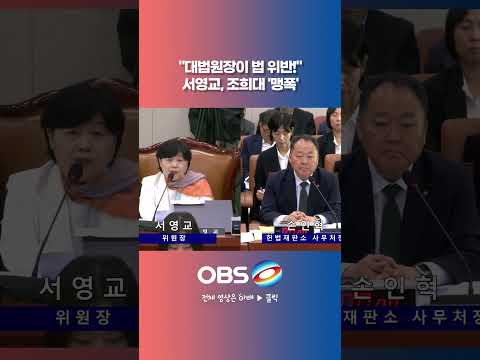 헌법 <strong>내용</strong> 묻더니 조희대 '맹폭'