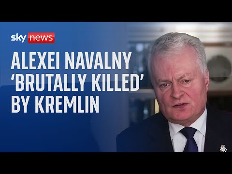 Alexei Navalny dies: He was 'brutally killed' by Kremlin regime -  Lithuanian President