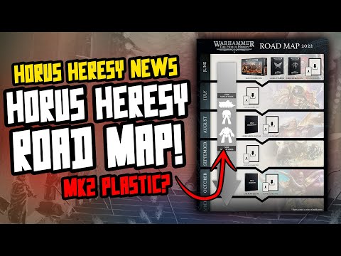 NEW Horus Heresy Road Map! MK2 Plastic Incoming?! New Models and New Books! AWESOME!