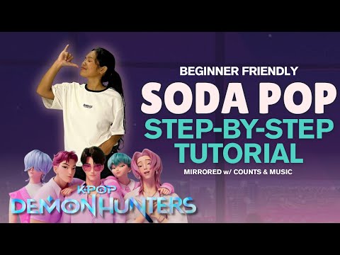 Saja Boys - Soda Pop STEP BY STEP Dance Tutorial | K-Pop Demon Hunters |  Easy to Follow f