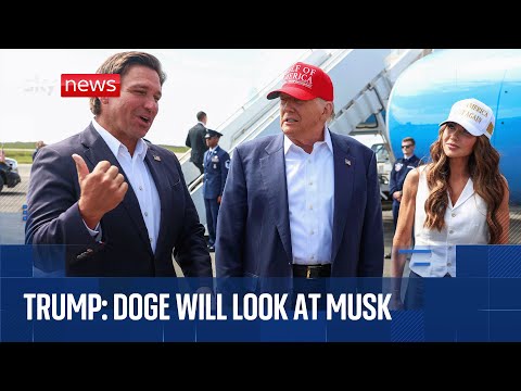 Trump: 'If DOGE looks at Musk we're going to save a fortune'
