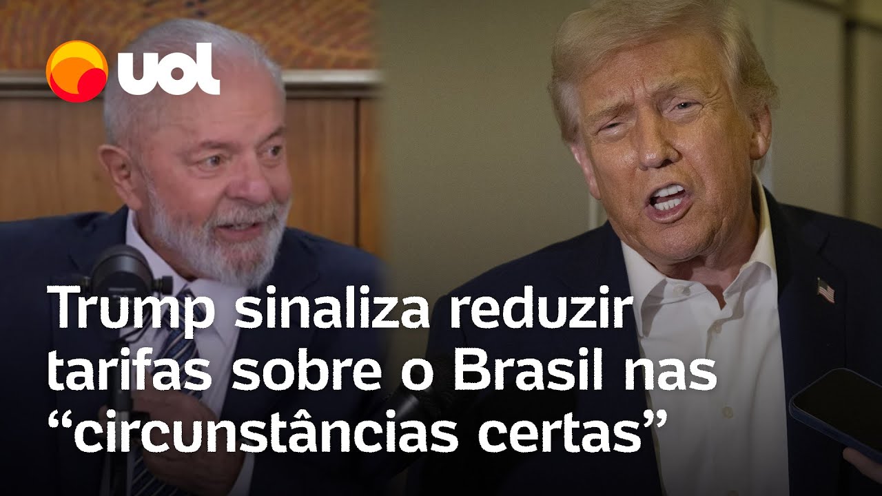 Trump admite encontro com Lula para negociar tarifas nas ‘circunstâncias certas’