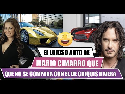 El lujoso auto de MARIO CIMARRO que no se compara al de CHIQUIS RIVERA