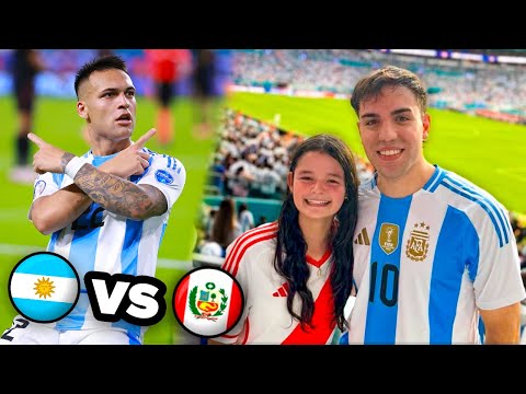 REACCIONES DE UN HINCHA Argentina vs Peru 2-0 Copa América 2024