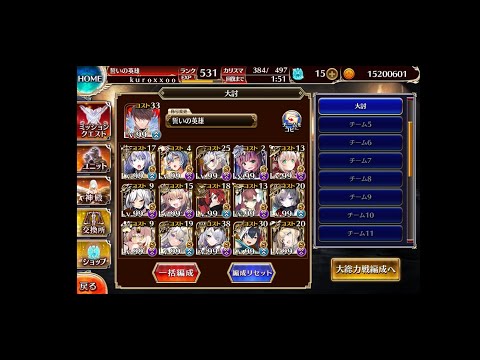 千年戦争アイギス 魔神最終決戦 ビフロンス＆フェネクス 超神級 後半