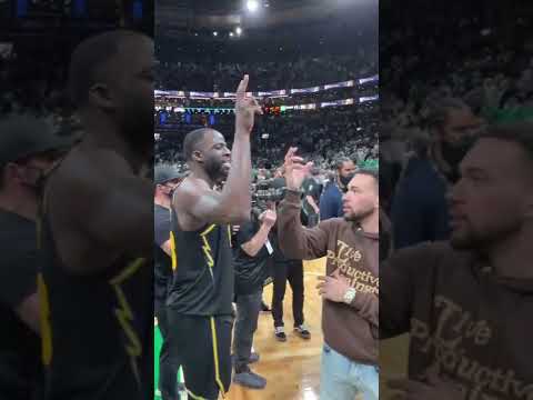Warriors On Court Celebration After Game 4 Win | #NBAFinals #Shorts video clip