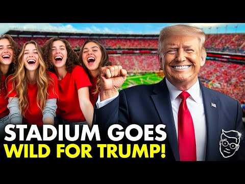 HISTORY: Football Stadium of 100,000 ROARS as Trump Makes Electric Appearance | Breaks Sound Records