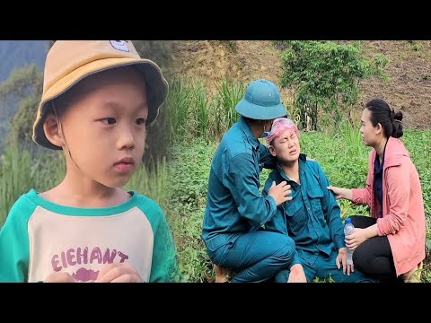 The policeman had an accident and was luckily saved by a poor girl.