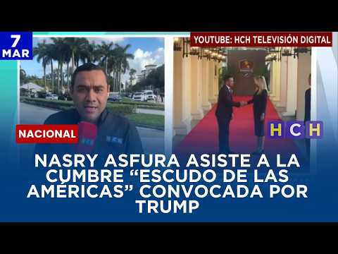 Nasry Asfura asiste a la Cumbre “Escudo de las Américas” convocada por Trump