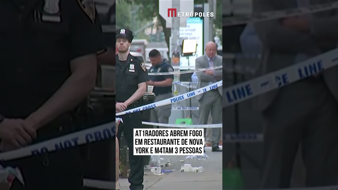 Atiradores abrem fogo em restaurante de Nova York e matam 3 pessoas