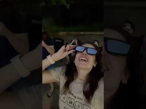 The moment you see your 1st total solar eclipse 🥹☀️🌑 #totalsolareclipse2024 #TexasSolarEclipse
