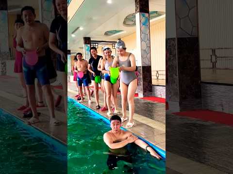 Swimming Pool 👙 🥽 Swimming Cap 🤪😚✌️#shorts #swimming #fitness #flyboard #bluesilver #waterpark
