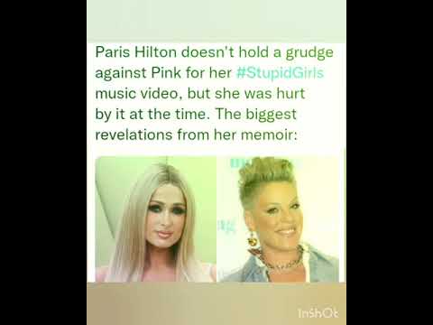 Paris Hilton doesn't hold a grudge against Pink for her #StupidGirls music video, but she was hurt