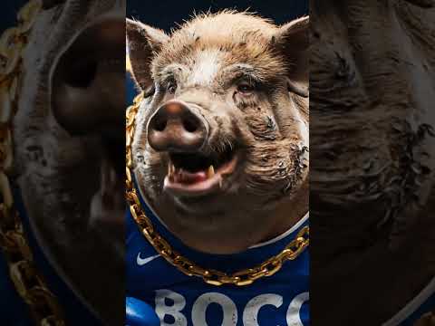 Chancho de Boca 🐷🥊 vs Gallina de River 🐔🔥 | Clásico Argentino en el Ring” #bocajuniors #riverplate