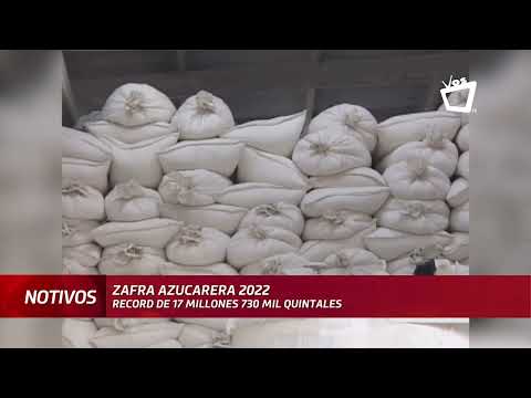 Zafra azucarera 2022 con récord de 17 millones 730 mil quintales