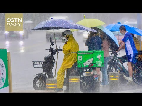 China, en alerta máxima ante la previsión de fuertes vientos y lluvias torrenciales en el noreste