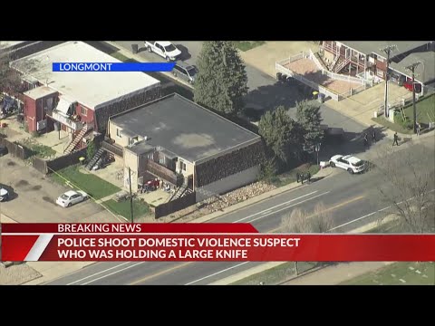 Longmont police shoot at man reportedly armed with knife