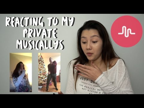 REACTING TO MY PRIVATE MUSICALLYS