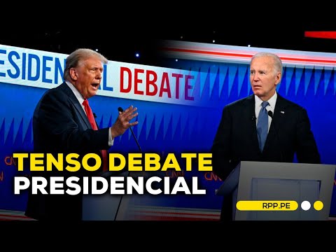 Joe Biden y Donald Trump: Tenso debate presidencial en Estados Unidos