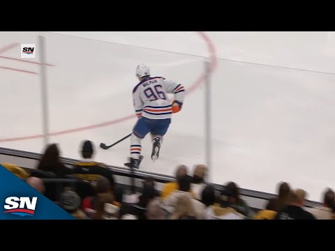 Jake Walman Unloads One To Net First Goal In Oilers Uniform