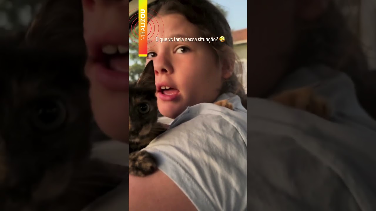Tá magrinho justifica menina ao adotar gato sem pedir permissão pra mãe